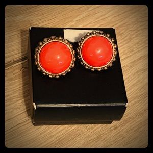 3/$25 Coral Stud Earrings